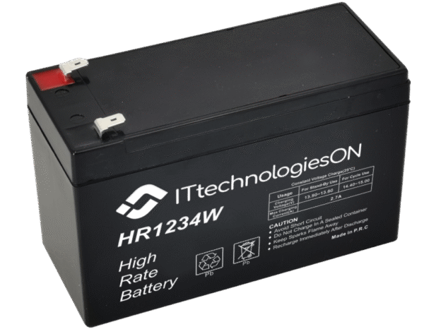 Batería VRLA AGM IT Technologies ON HR1234W (12V-9Ah)