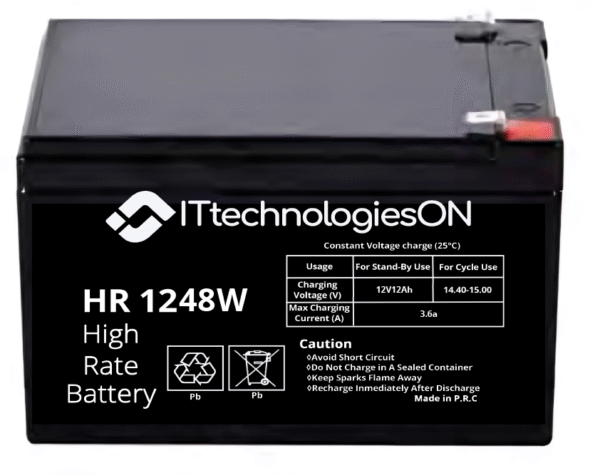 Batería VRLA AGM IT Technologies ON HR1248W (12V-12Ah)